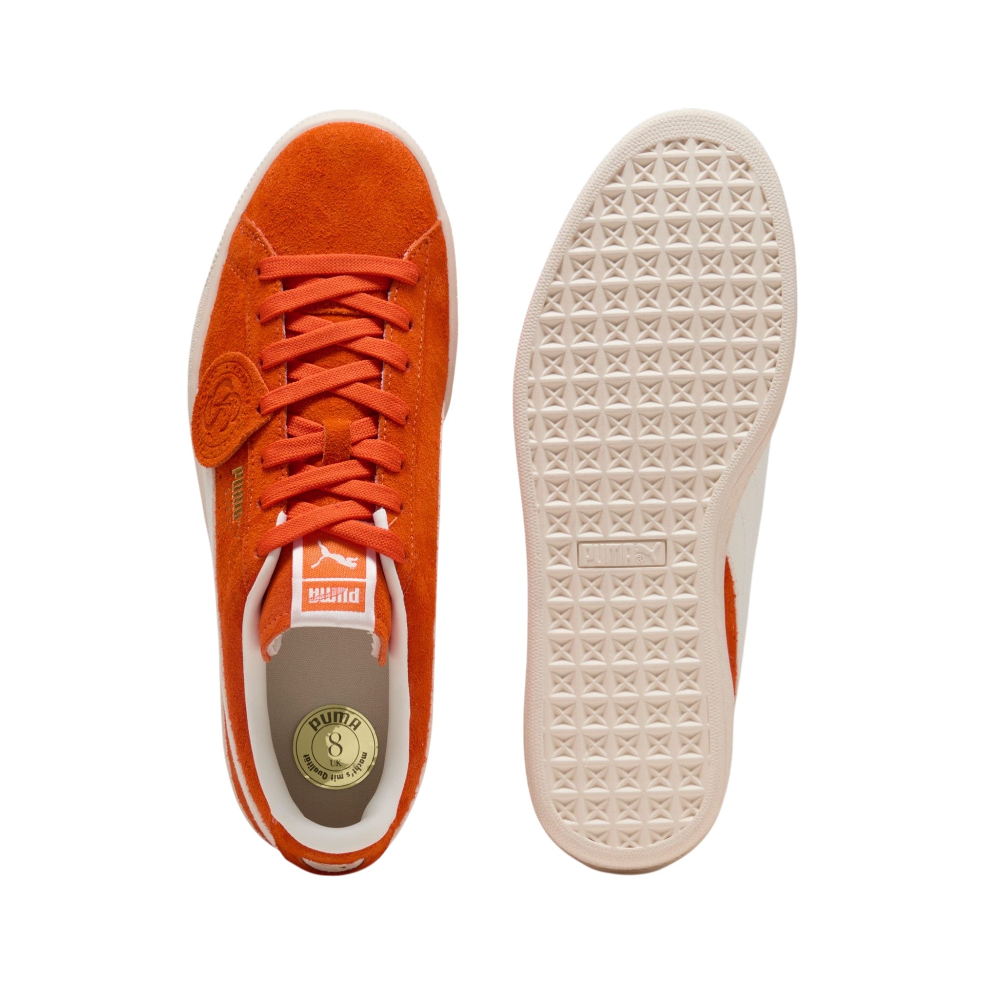 Suede Charles F. Stead IV Orange Sneakers Puma