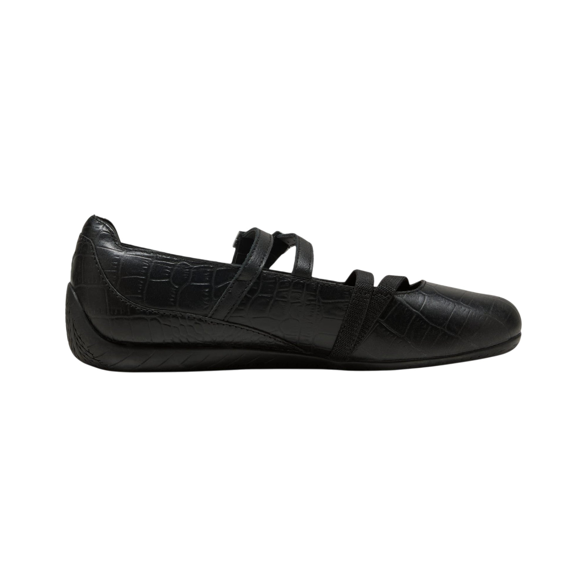 Speedcat Ballet Croc Print Black Sneakers