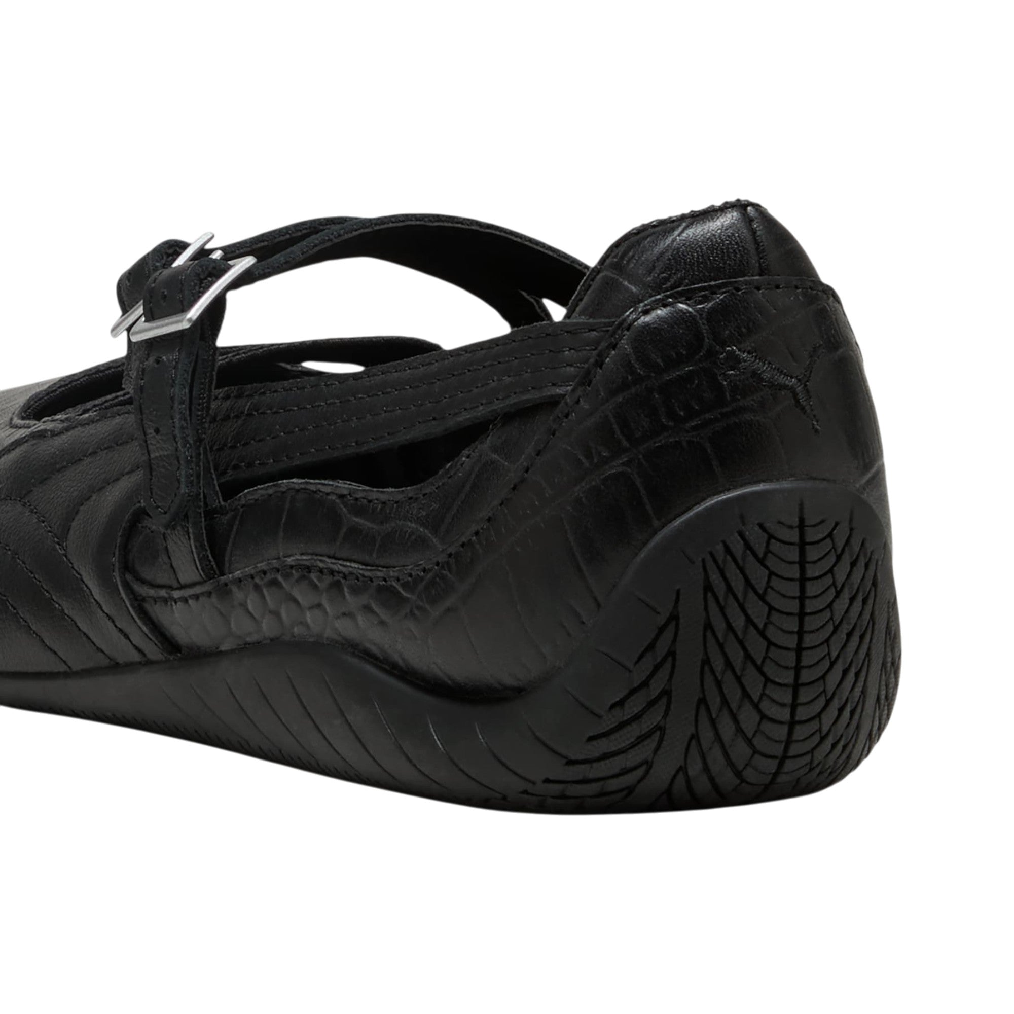 Speedcat Ballet Croc Print Black Sneakers