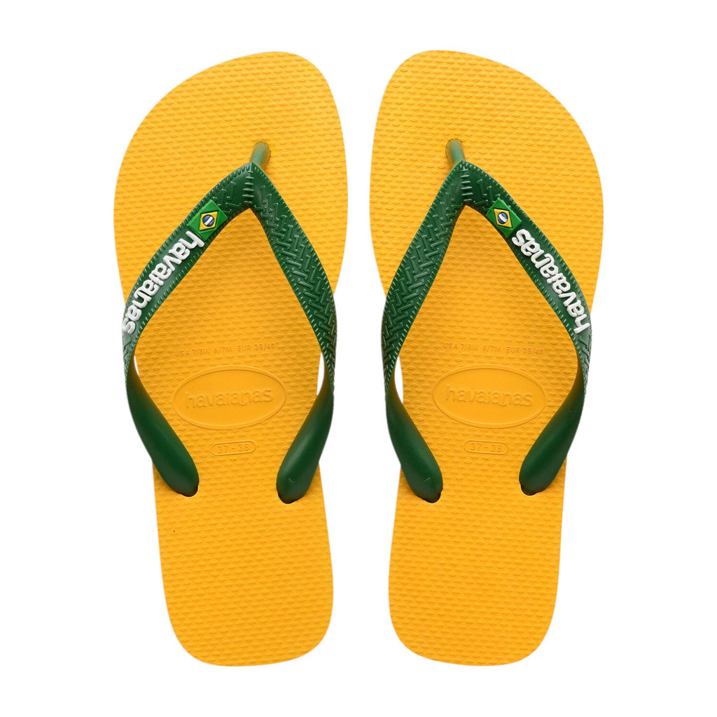 Flip Flops Brasil Logo Pop Yellow