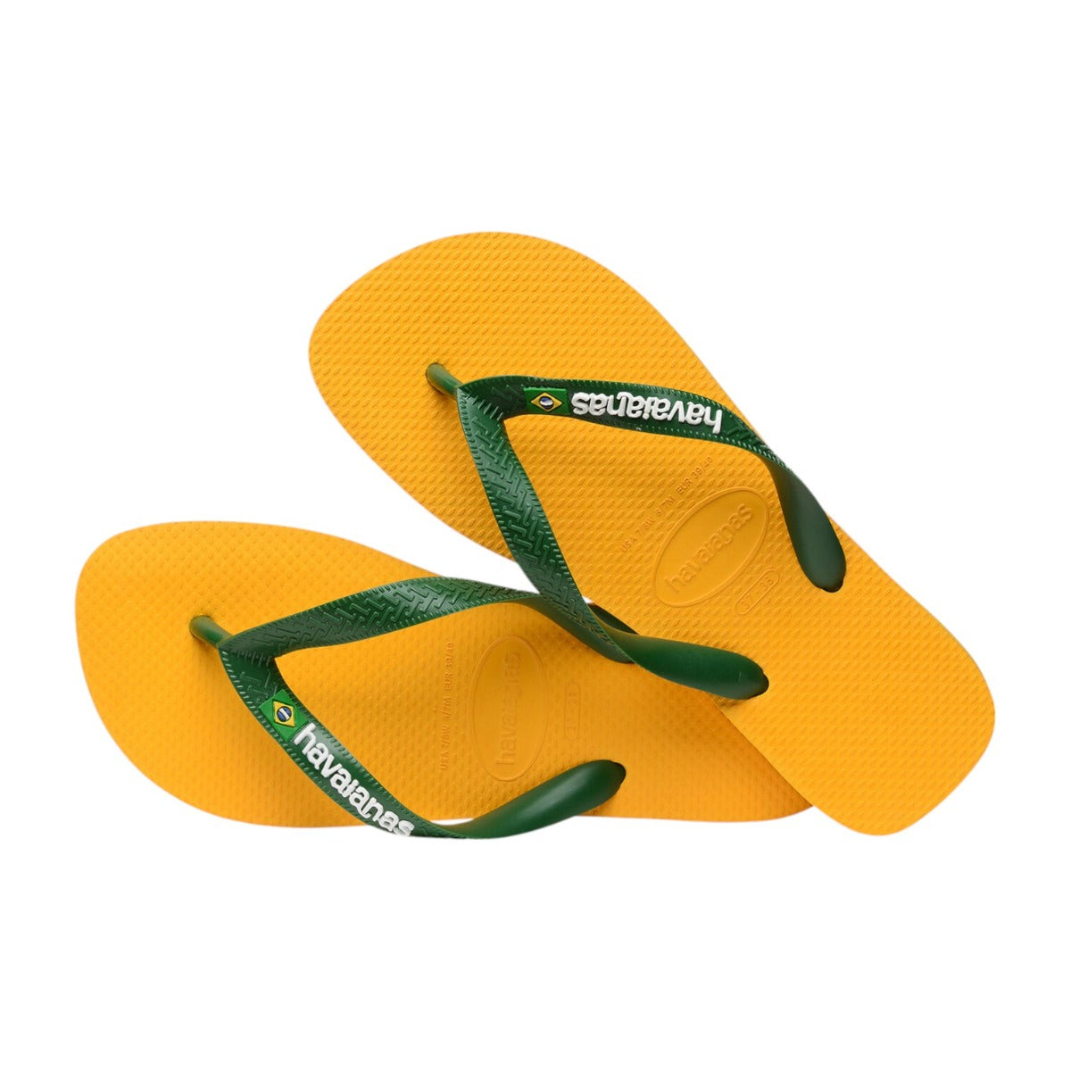 Flip Flops Brasil Logo Pop Yellow