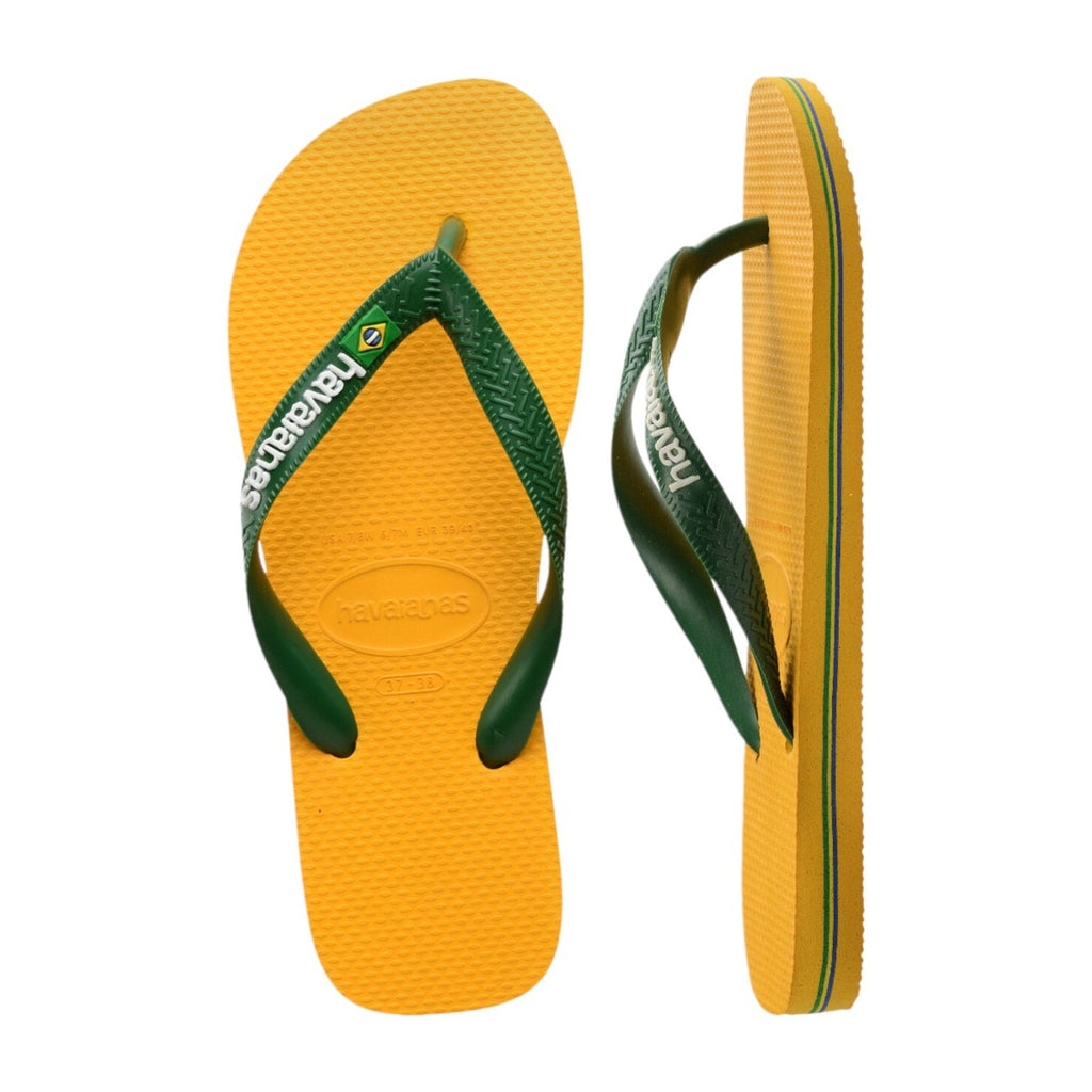 Flip Flops Brasil Logo Pop Yellow