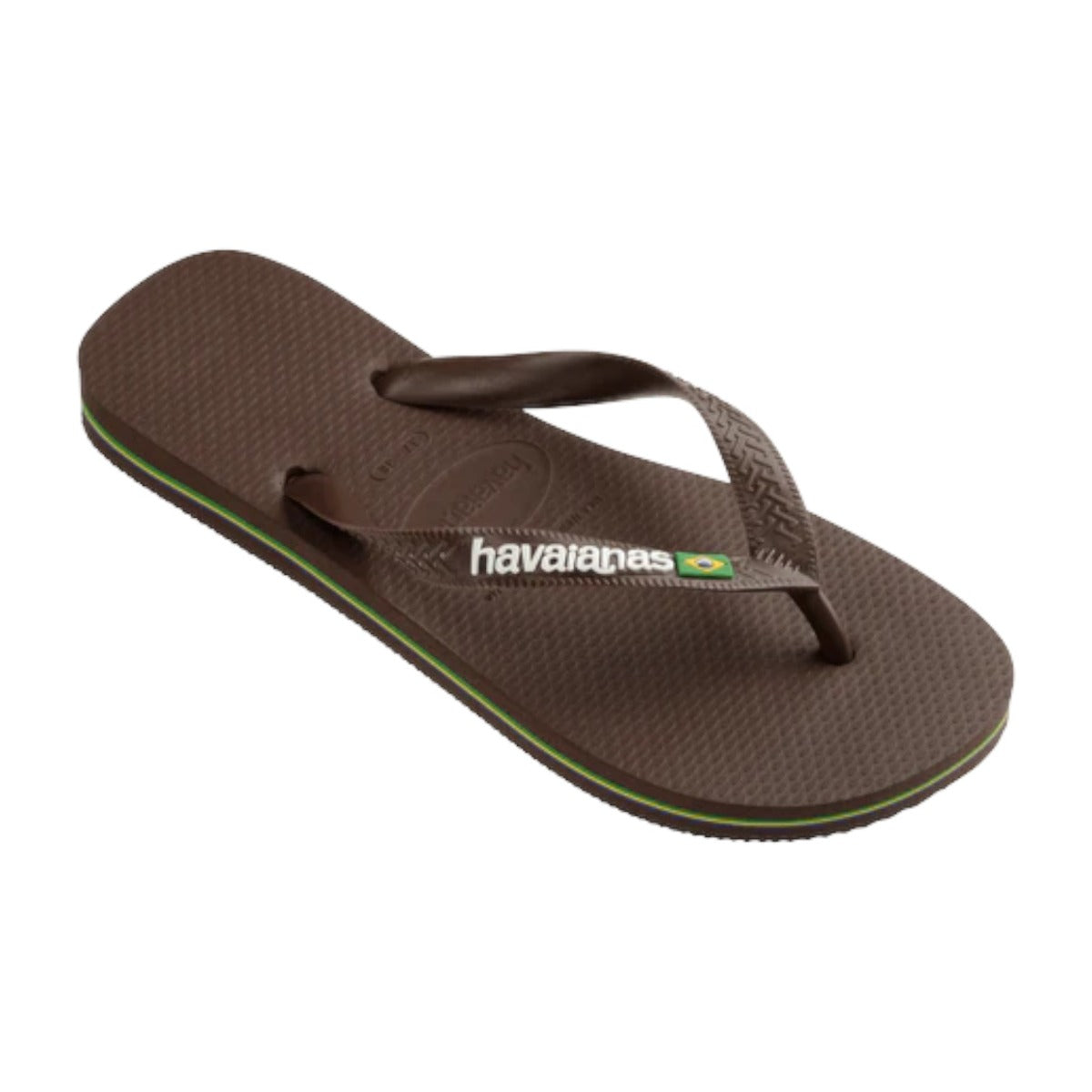Flip Flops Brasil Logo Brown