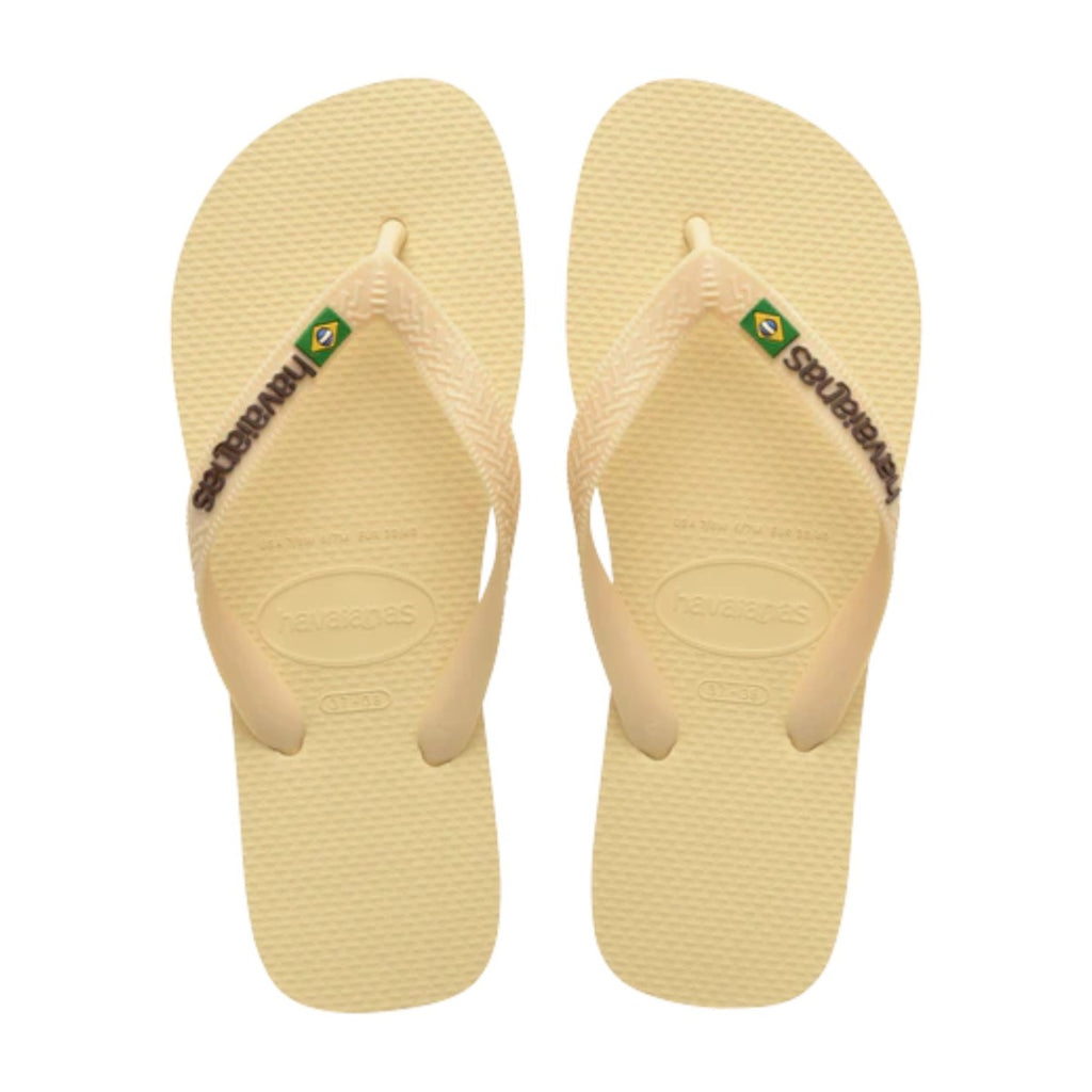 Flip Flops Brasil Logo Brown