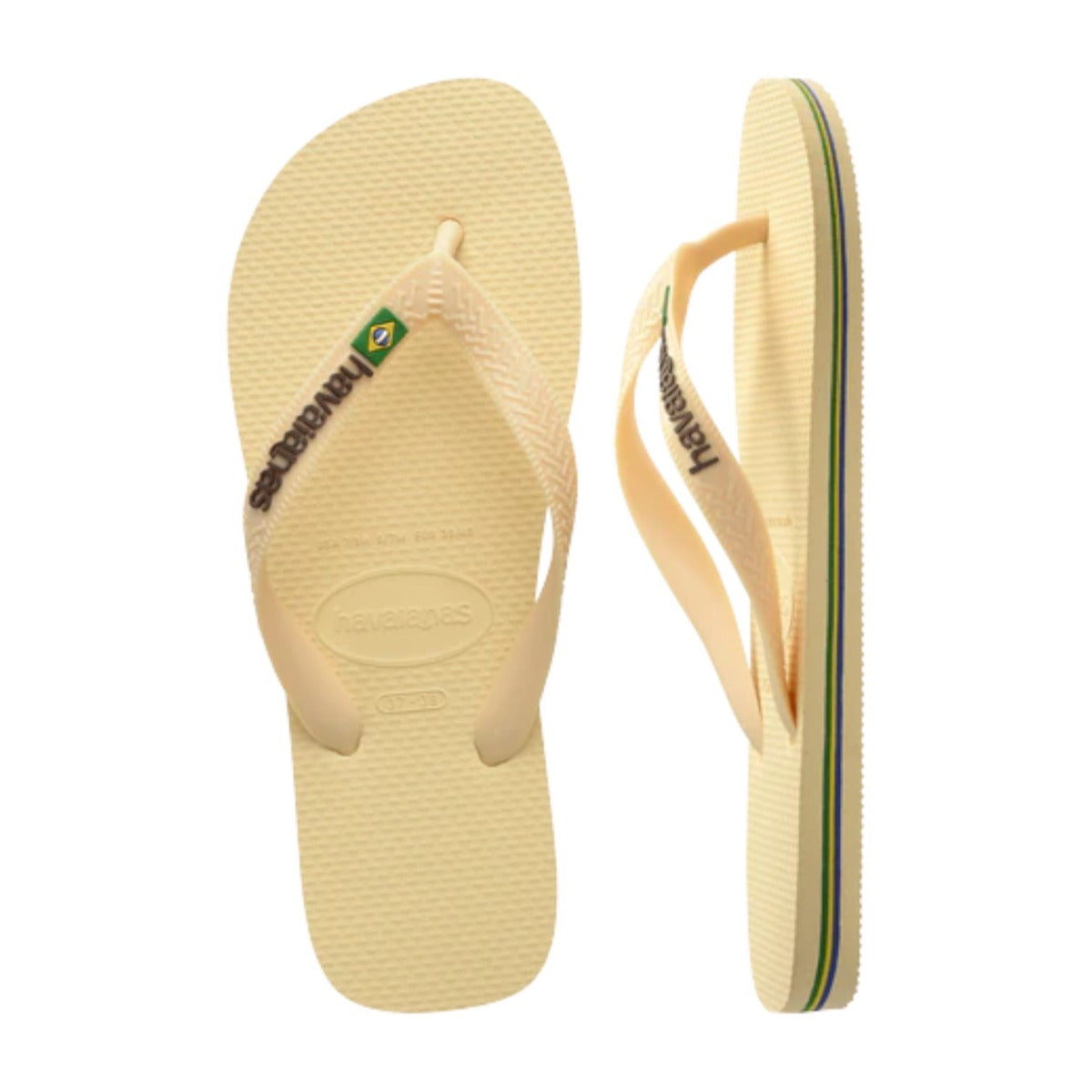 Flip Flops Brasil Logo Brown