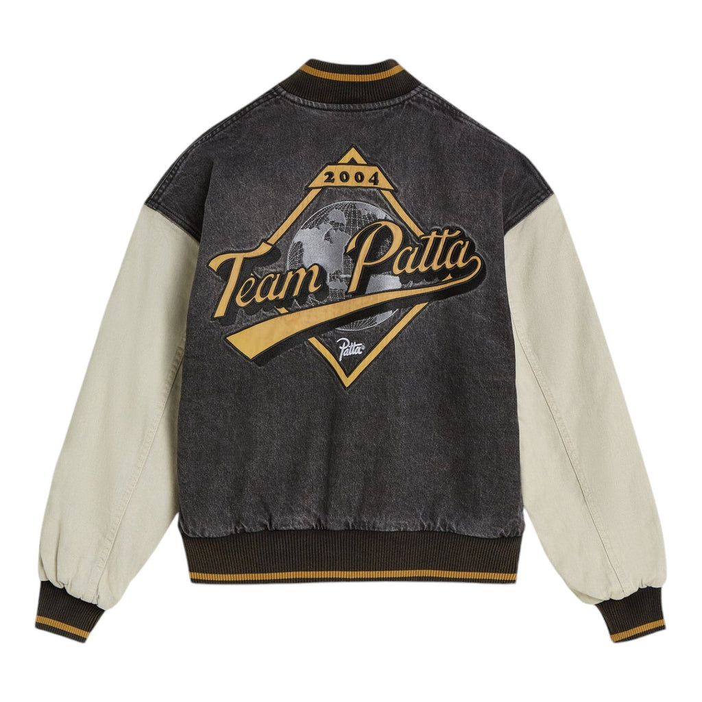 Homerun Denim Varsity Jacket
