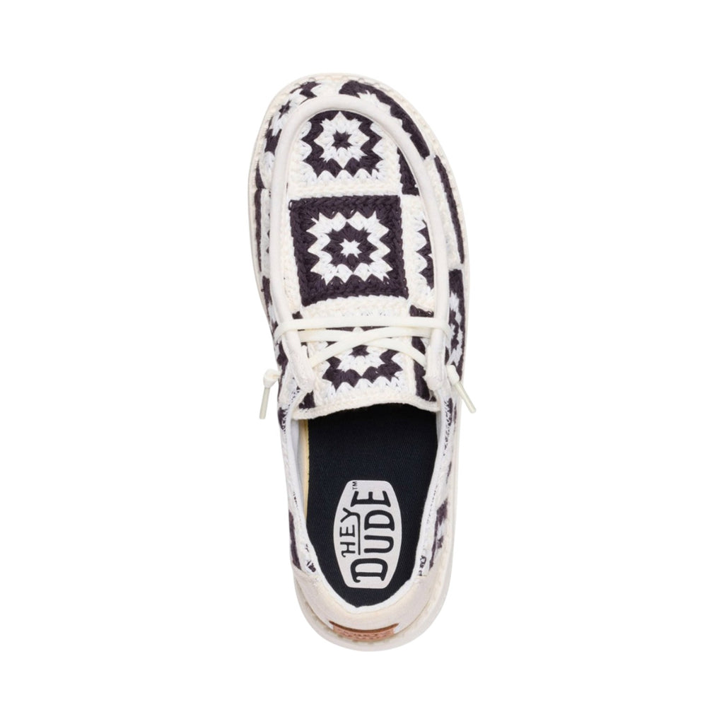 Wendy Cottage Crochet White Black