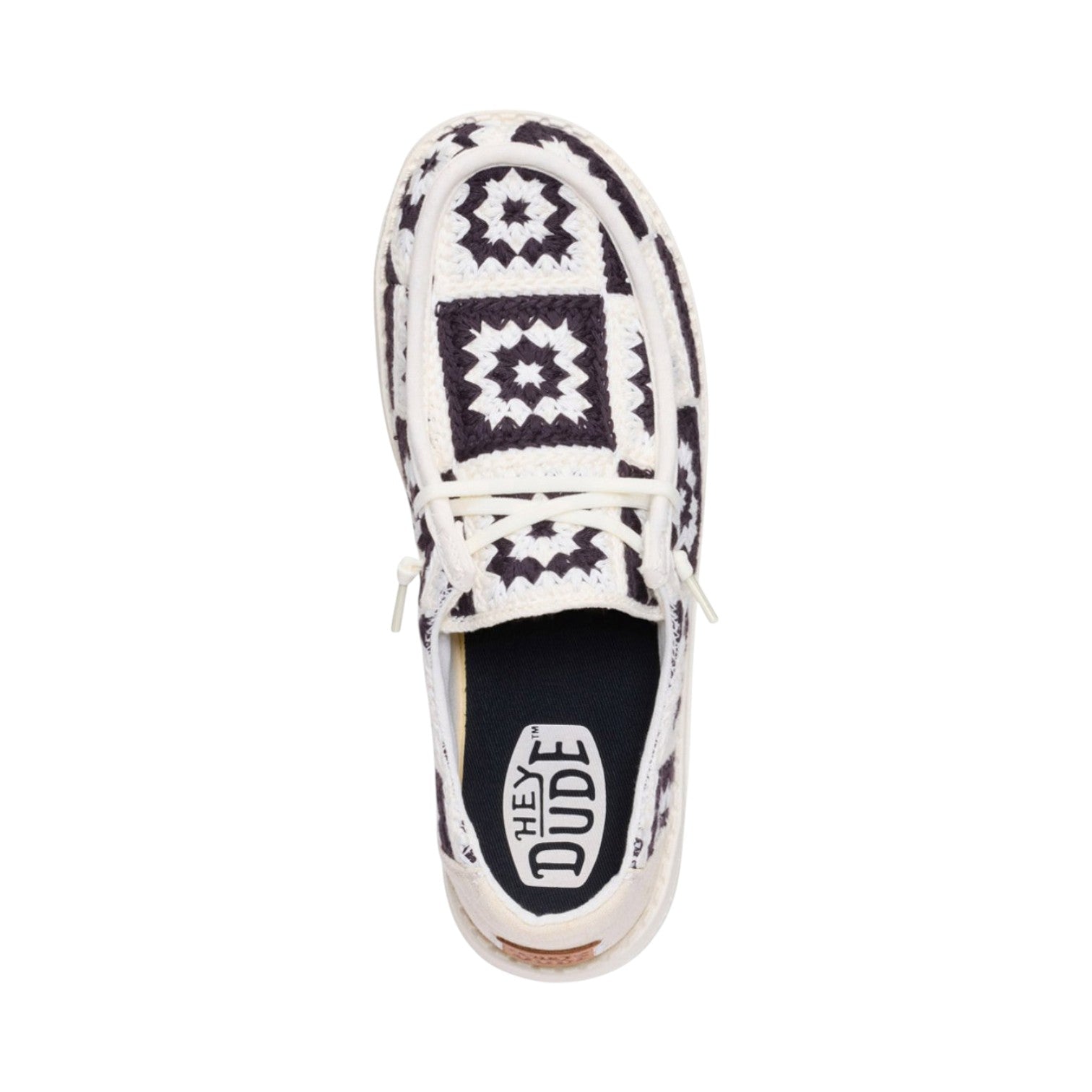 Wendy Cottage Crochet White Black