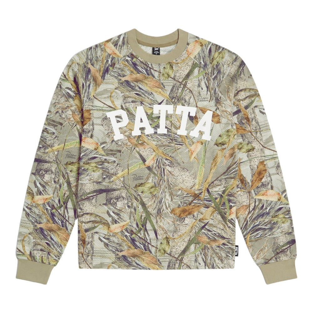 Nature Print Longsleeve Mesh Jersey