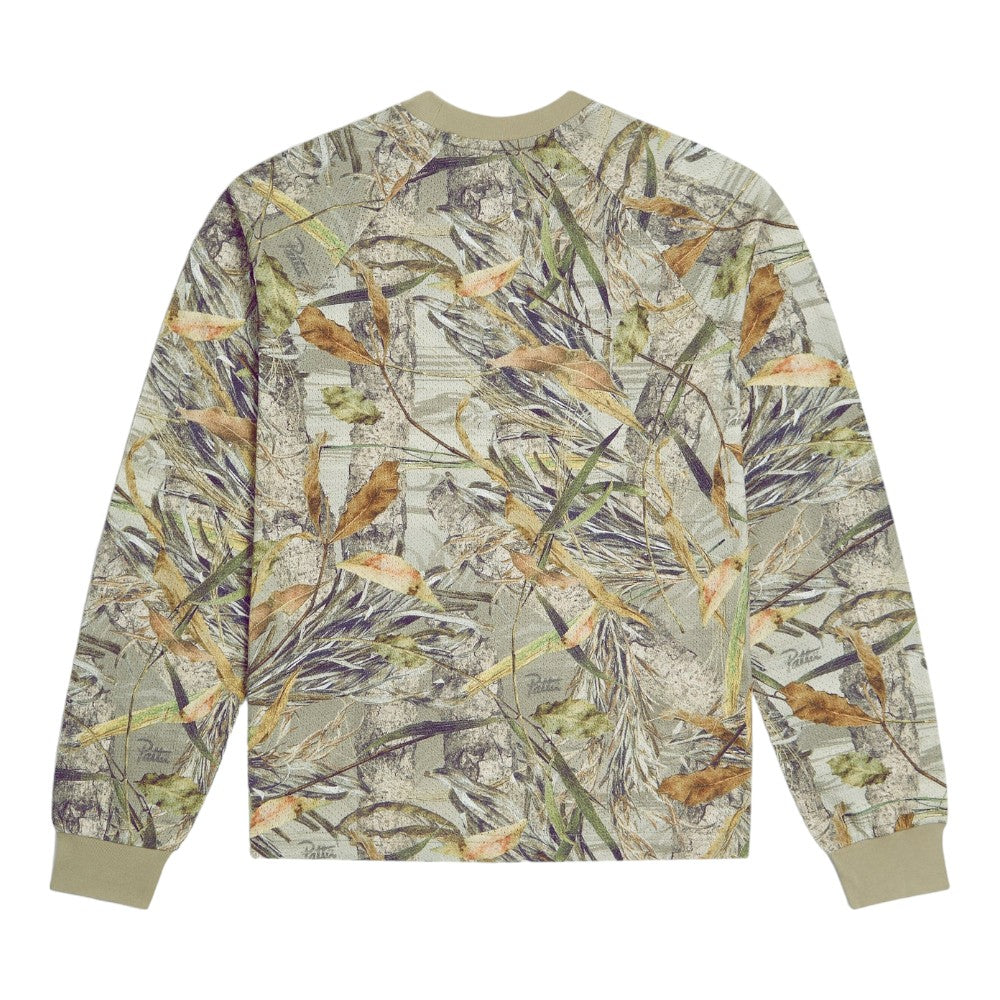 Nature Print Longsleeve Mesh Jersey