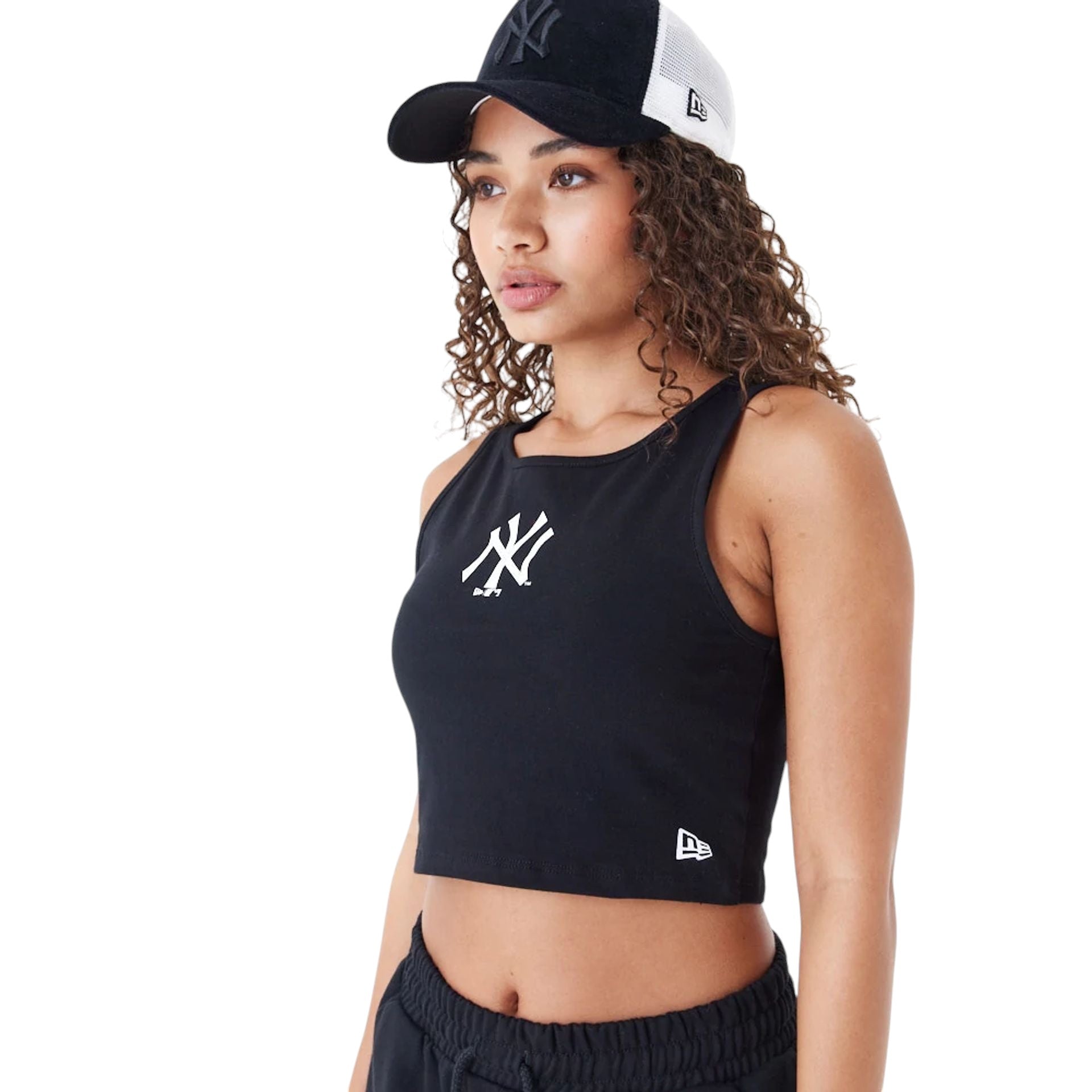 MLB Lifestyle New York Yankees Womens Crop Tank Top