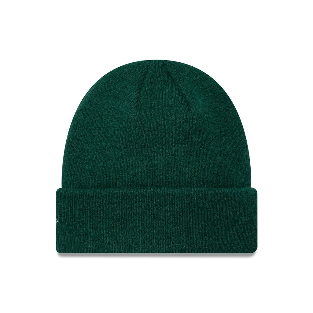Seasonal Dark Green Cuff Knit Beanie Hat