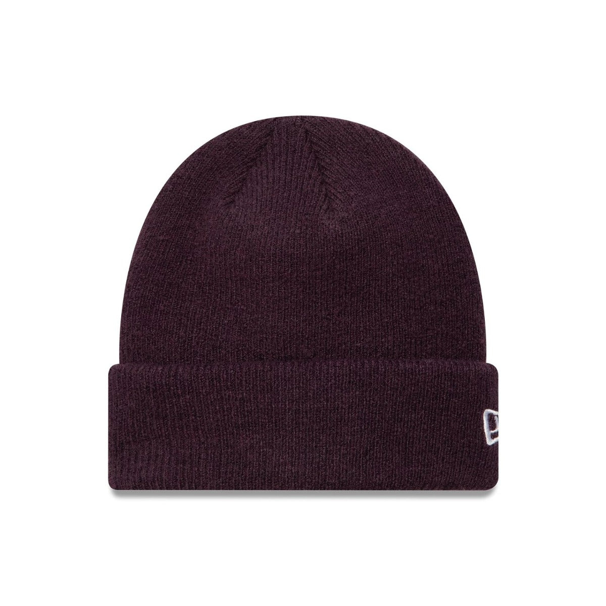 Seasonal Dark Purple Cuff Knit Beanie Hat