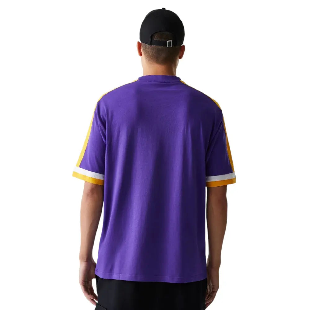 NBA Panel LA Lakers Oversized T-Shirt Purple