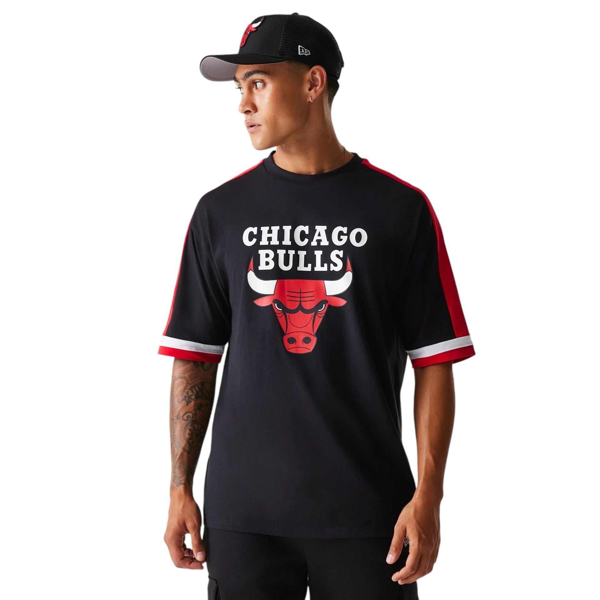 NBA Panel Chicago Bulls Oversized T-Shirt Black
