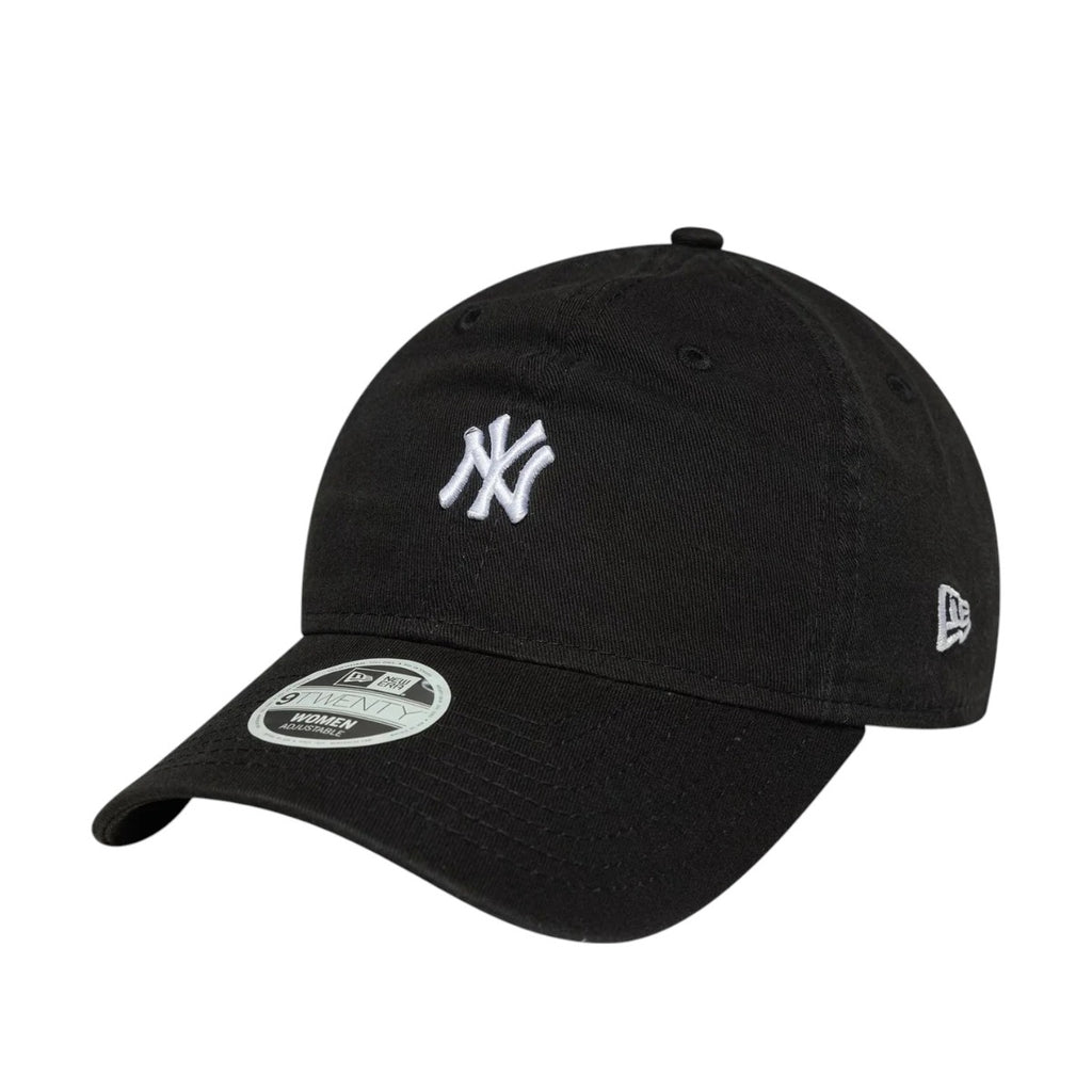 New York Yankees Womens Mlb Mini Washed Black 9twenty Adjustable Cap