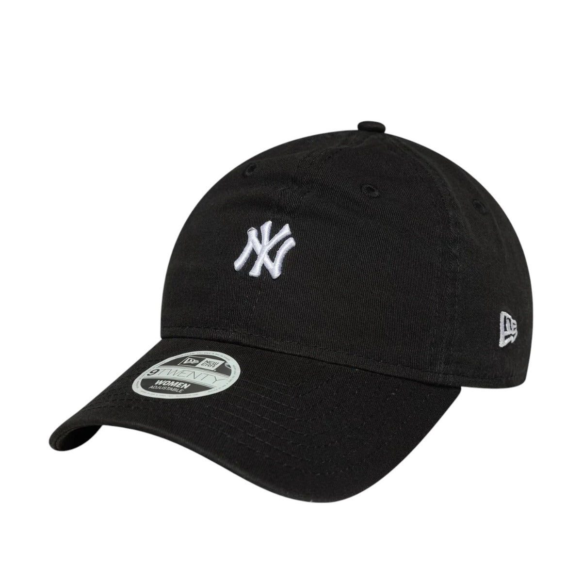 New York Yankees Womens Mlb Mini Washed Black 9twenty Adjustable Cap