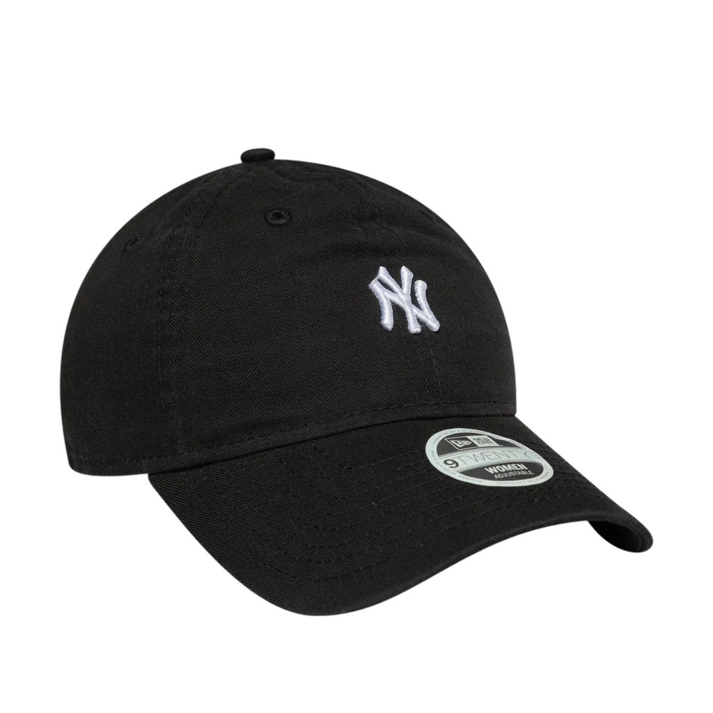 New York Yankees Womens Mlb Mini Washed Black 9twenty Adjustable Cap