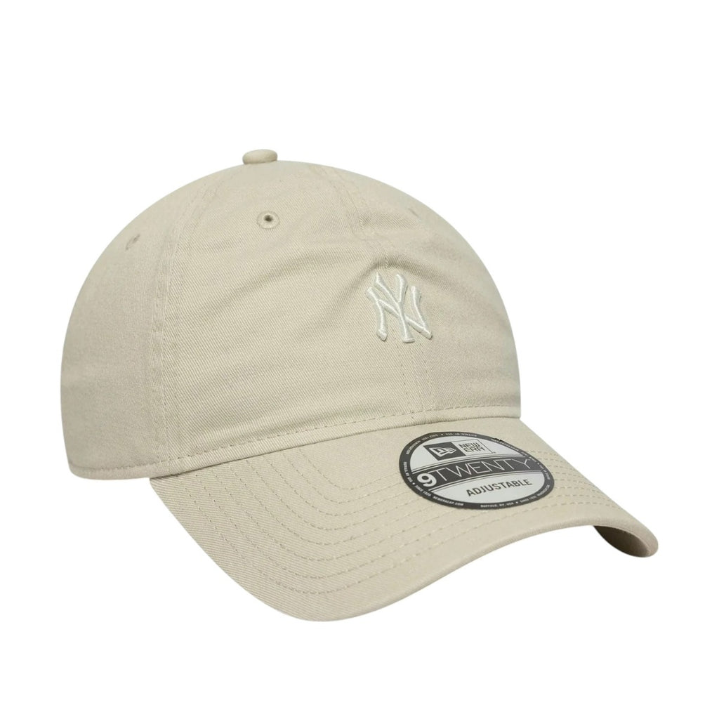 New York Yankees Mlb Mini Logo Washed Cream 9twenty Adjustable Cap