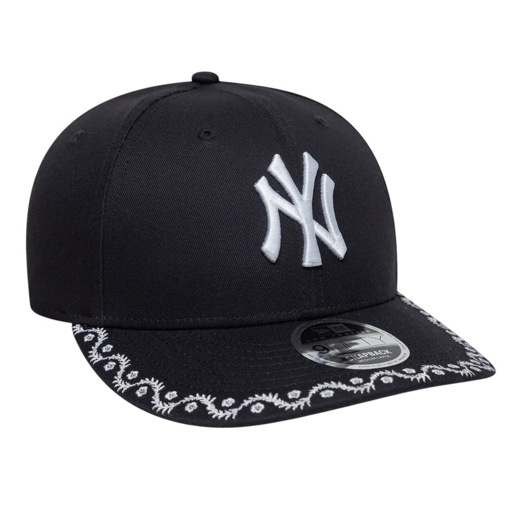 New York Yankees Mlb Floral Navy Low Profile 9fifty Snapback Adjustable Cap