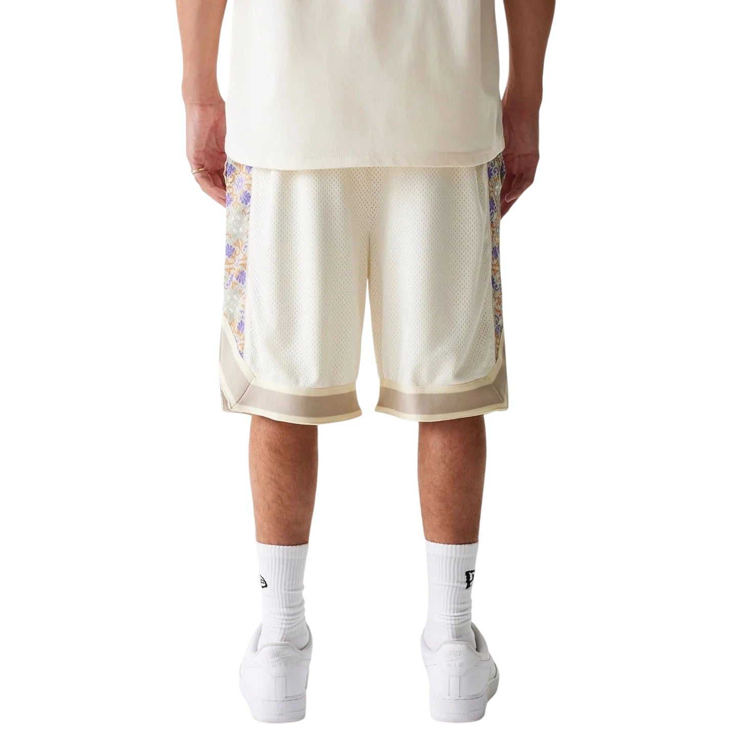 Seattle Mariners MLB Infill Open White Mesh Shorts