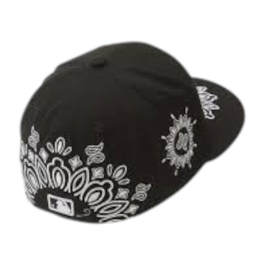 New York Yankees Mlb Paisley Black 59fifty Fitted Cap