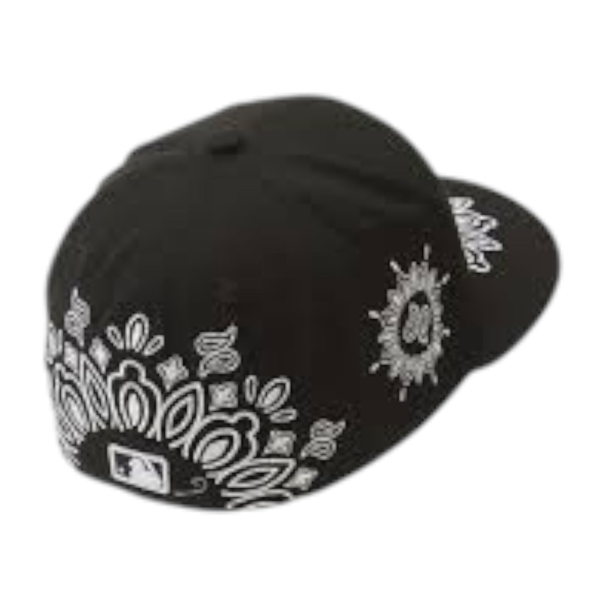 New York Yankees Mlb Paisley Black 59fifty Fitted Cap