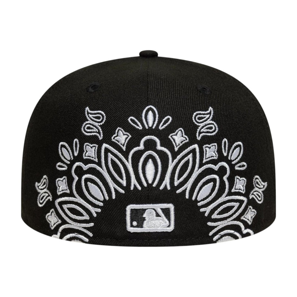 New York Yankees Mlb Paisley Black 59fifty Fitted Cap