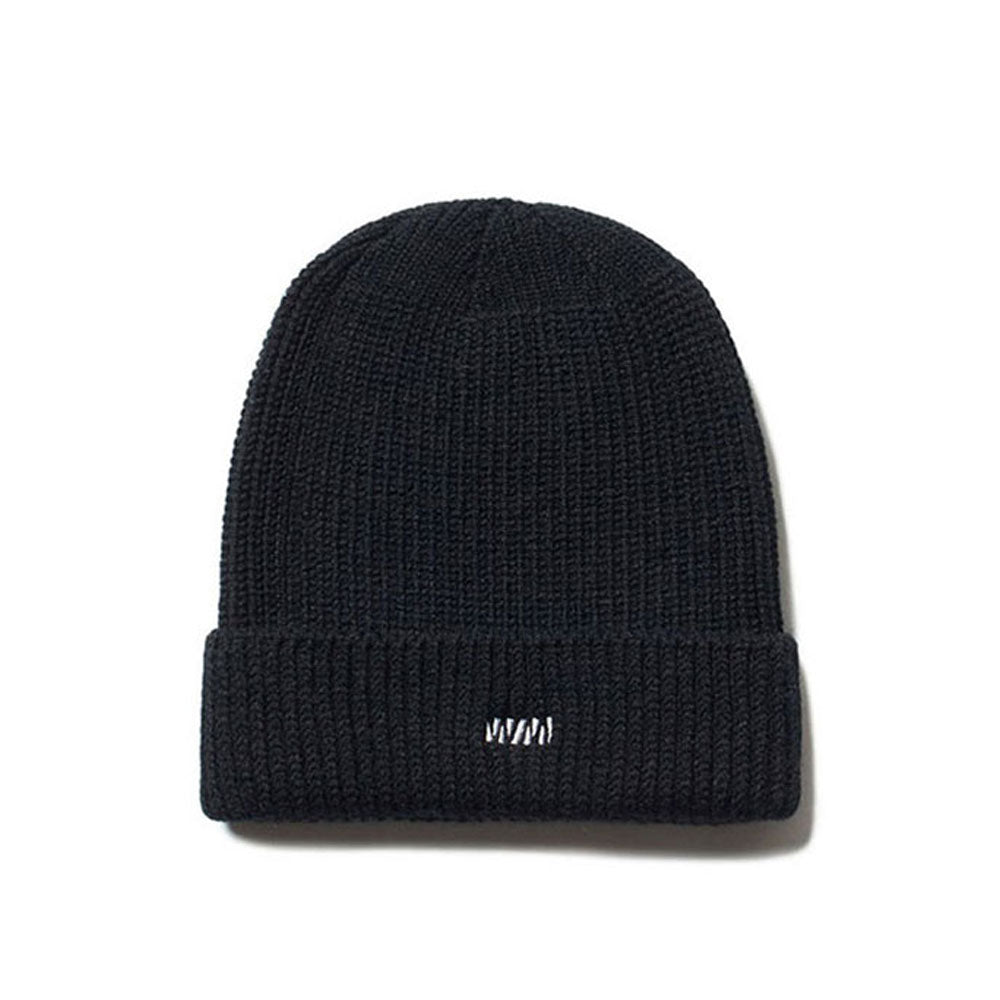 Knitted Logo Watch  sex Cap Black