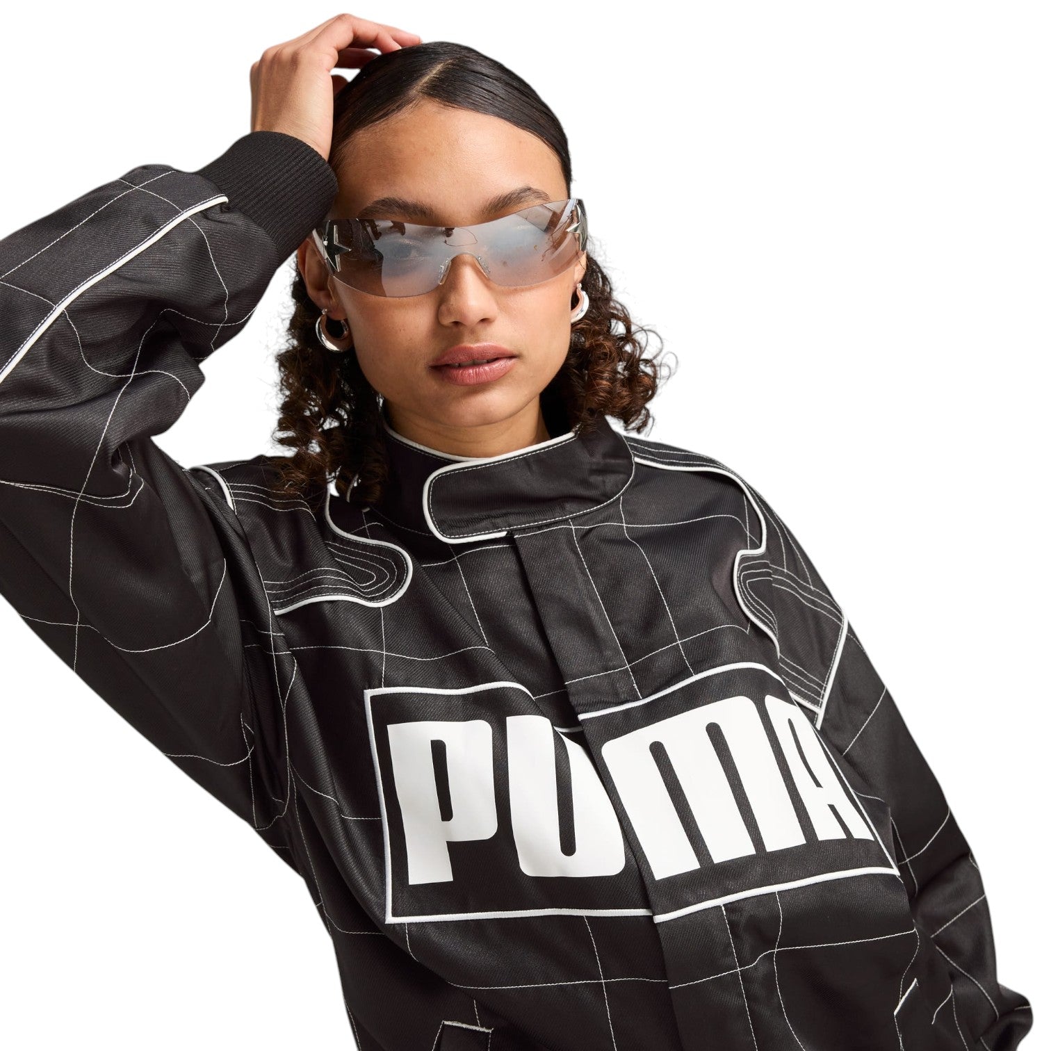 Archive Seasonal Relaxed Racer Jacket – Black Box