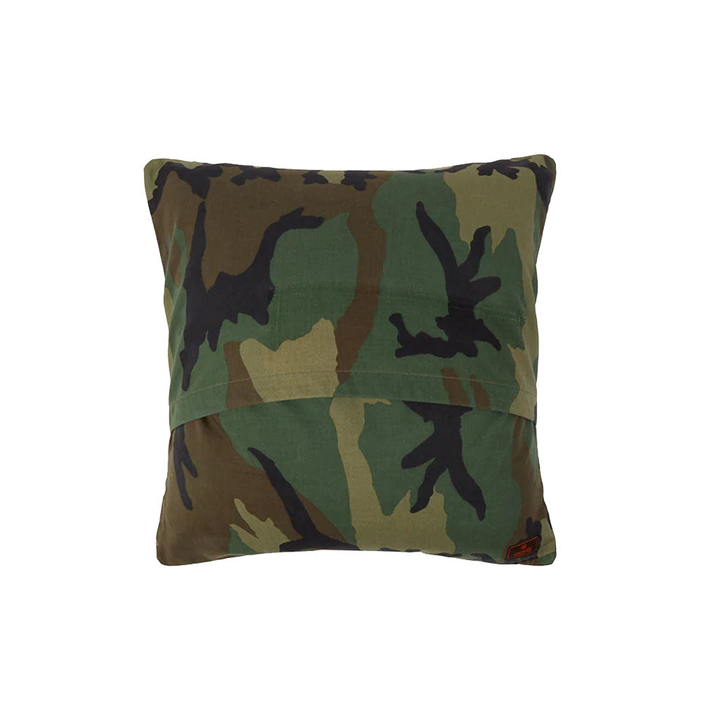 Upcycled Camo Cushion Vintage Surplus Woodland