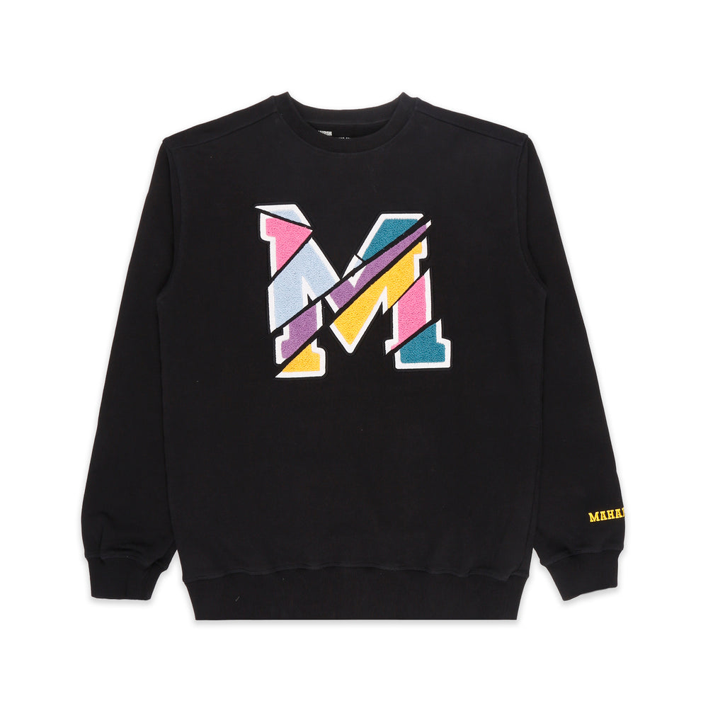 Ma23 Embroidered Crew Sweat Organic Cotton Sweat B ack
