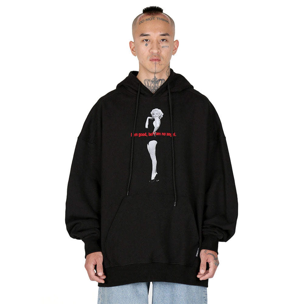 Mm S ogan Oversized Hoodie