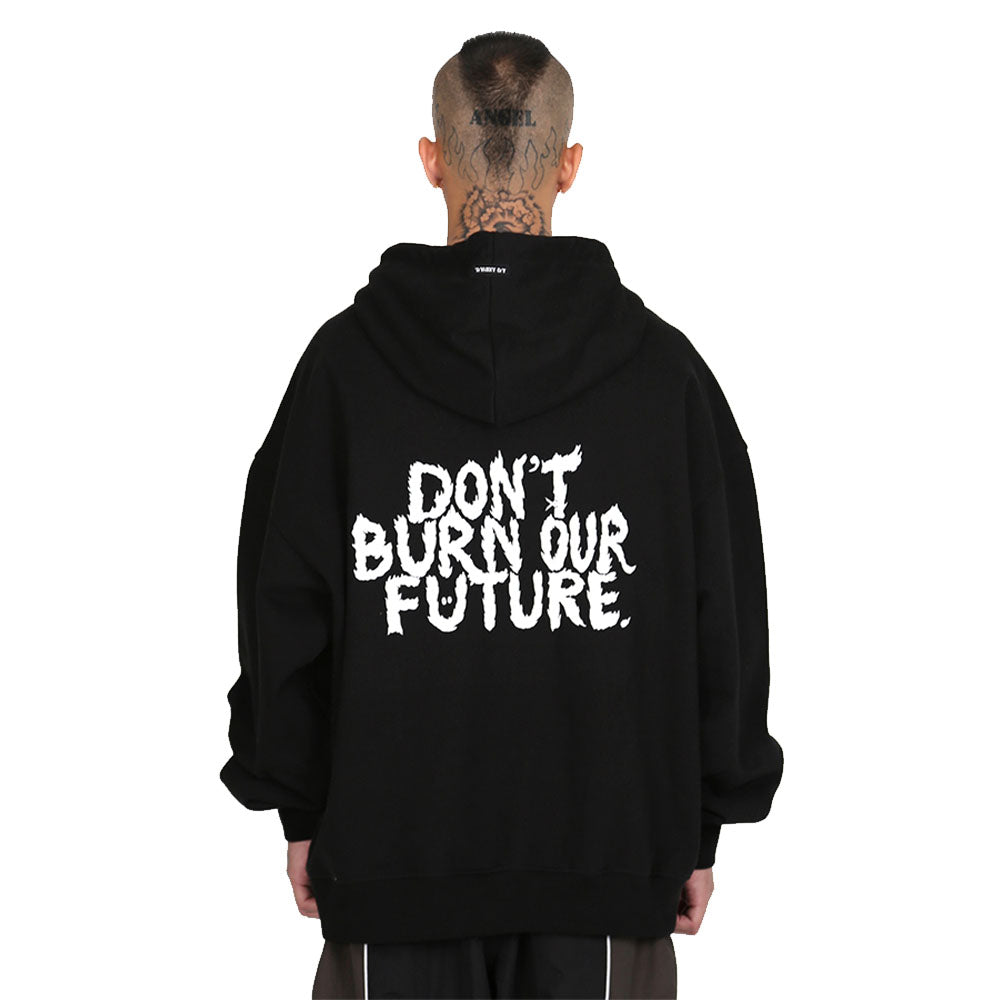 Oversized (19) S ogan Hoodie