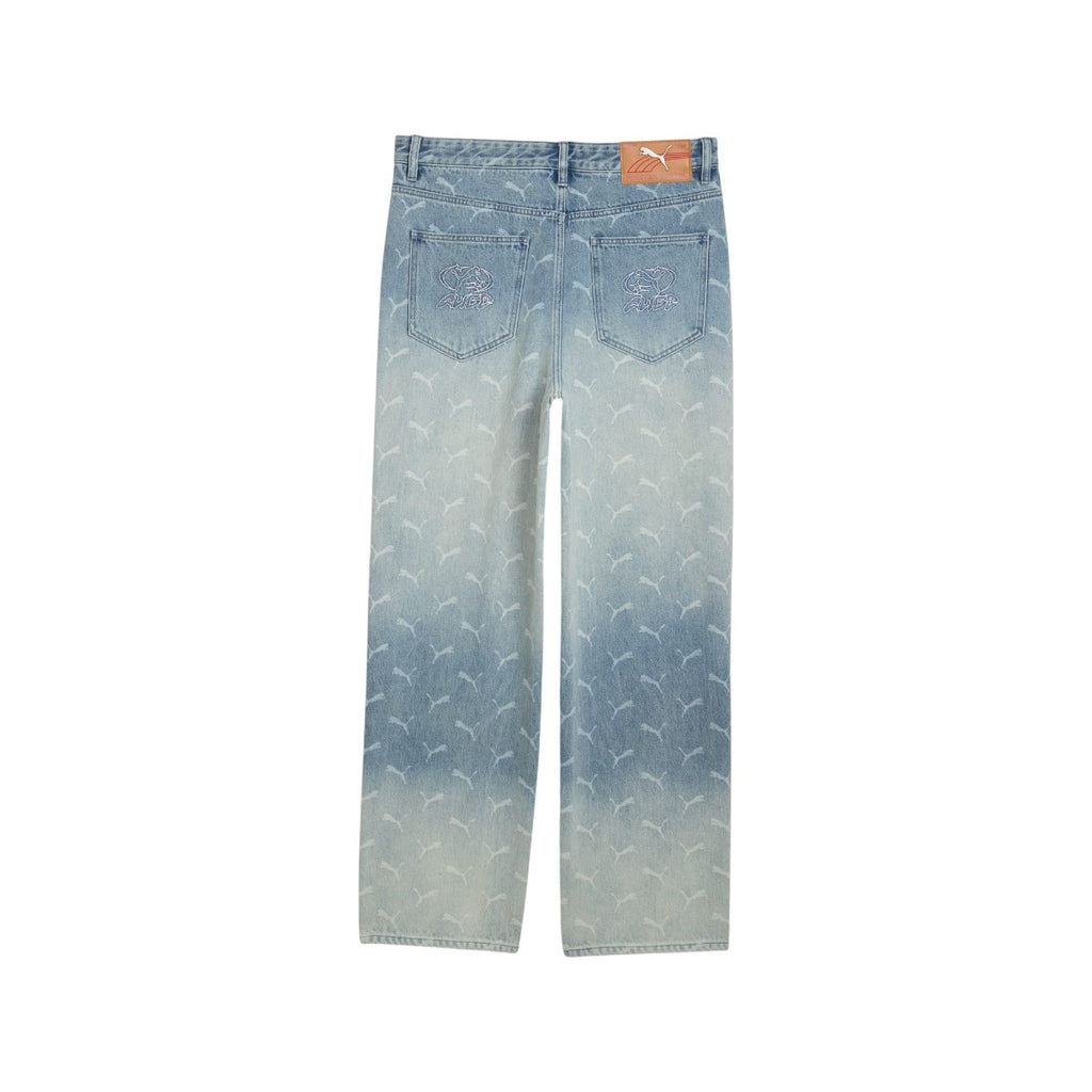 X A$ap Rocky Laser Monogram Denim Jeans