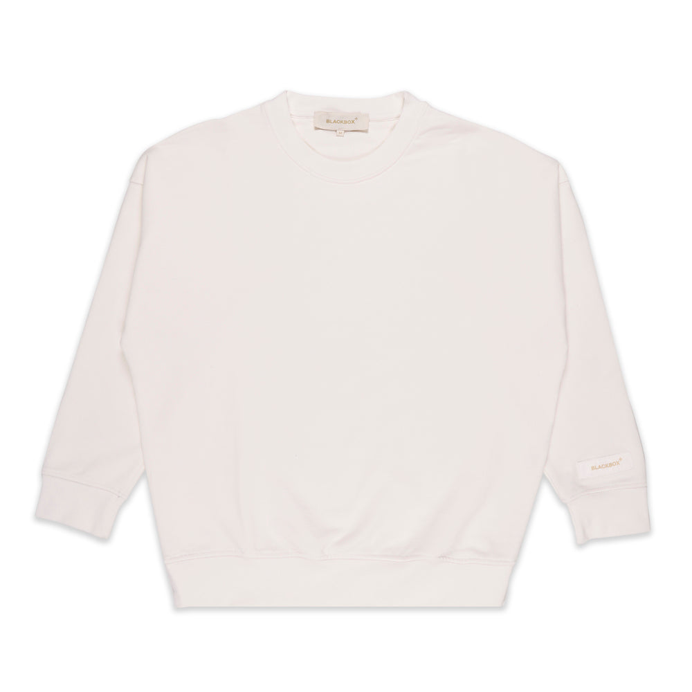 Basic, Not Simple. Crew Sweat White