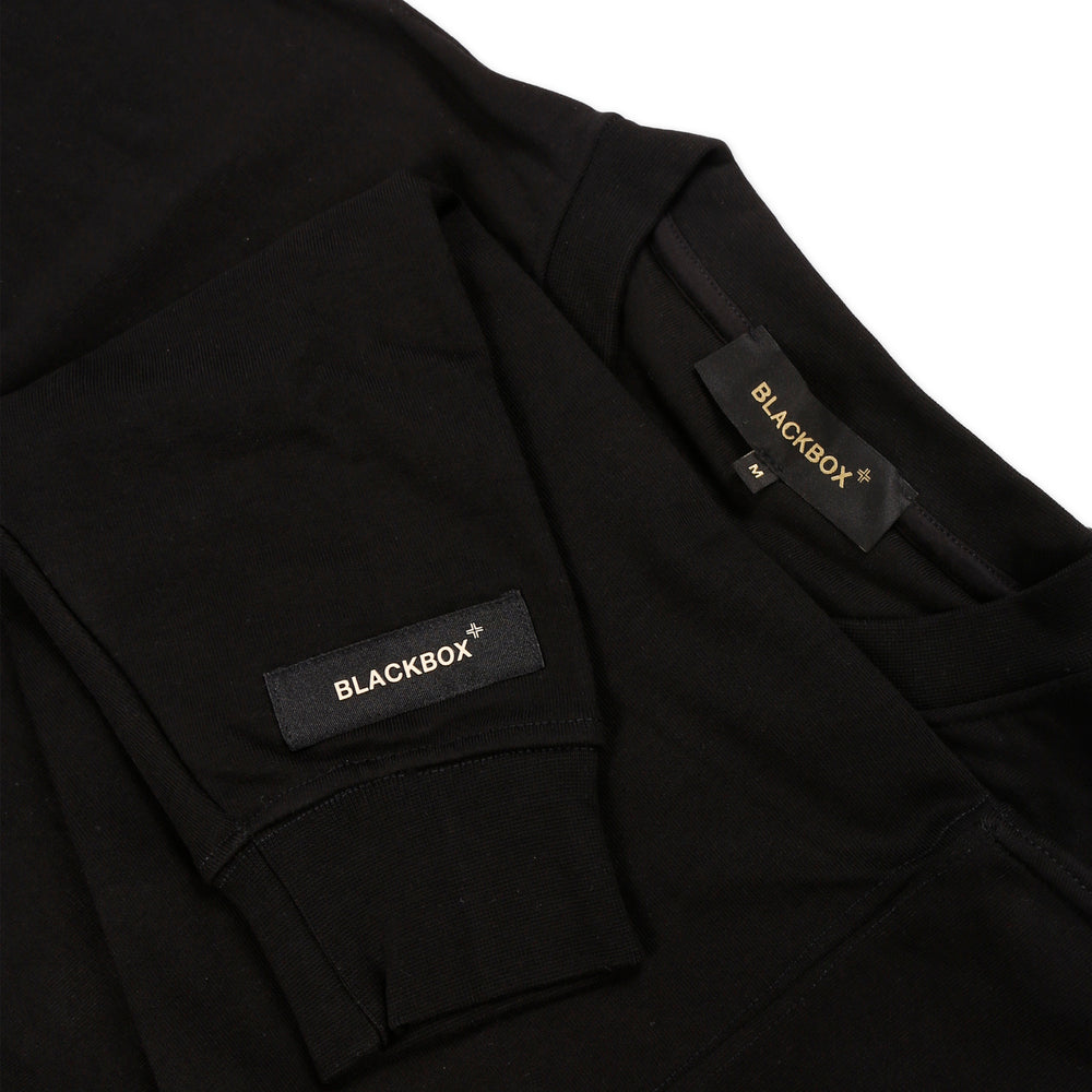 Basic, Not Si ple. Crew Sweat Black