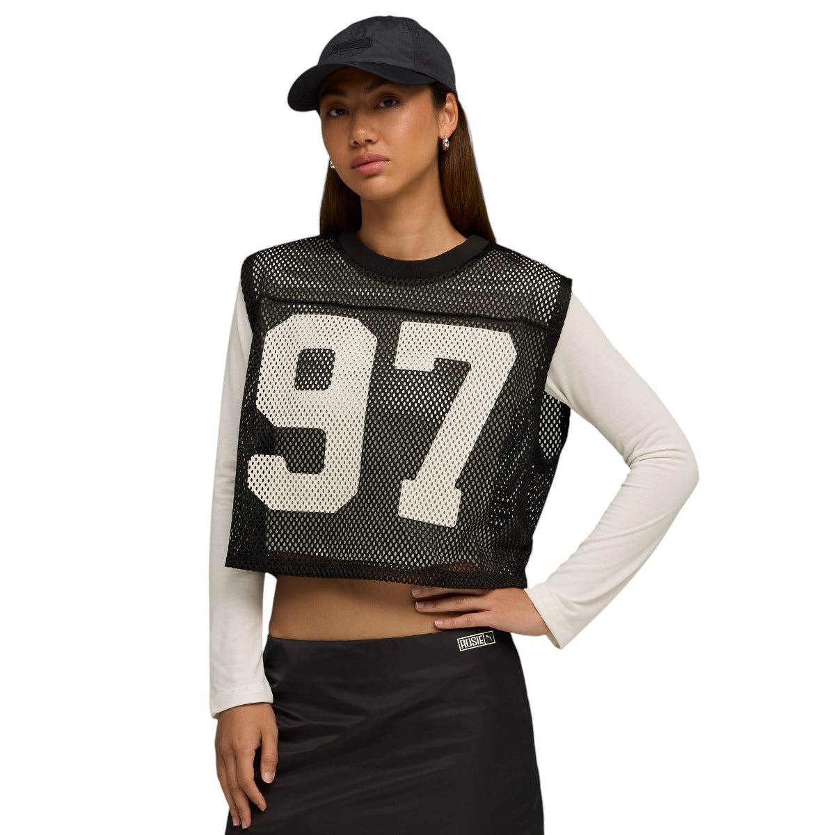 Pu a X Rosé Relaxed  esh Tshirt