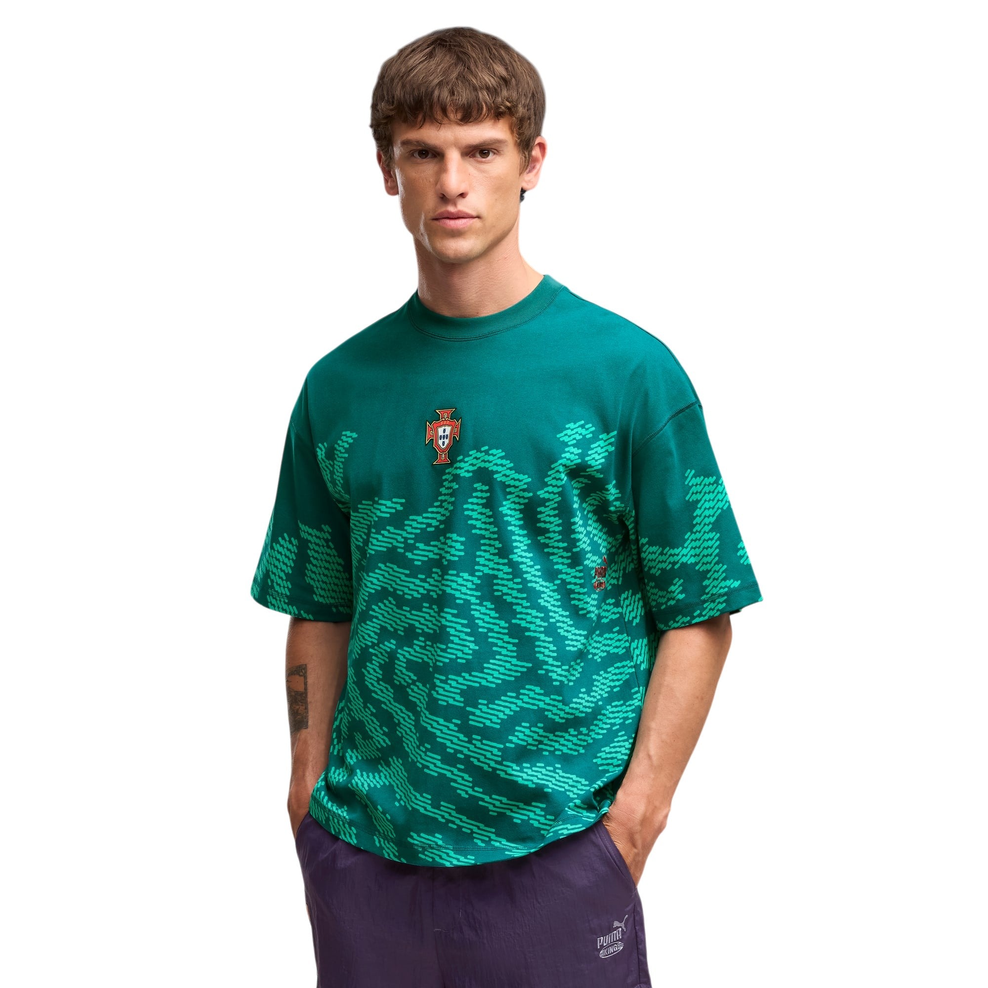 PUMA X PORTOGALLO X SALEHE BEMBURY KING T-Shirt Emerald Ice