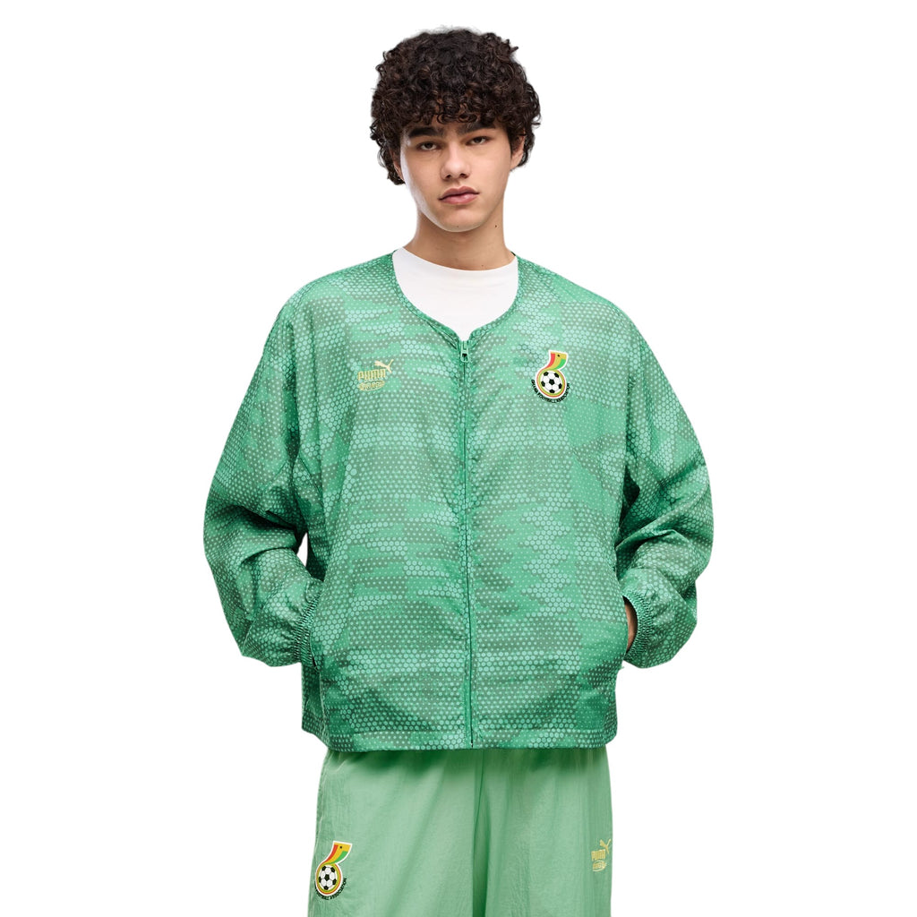 PUMA X GHANA X SALEHE BEMBURY KING Track Jacket Jade Frost