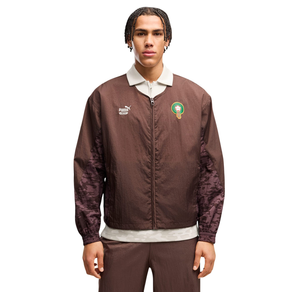 PUMA X MAROCCO X SALEHE BEMBURY KING Track Jacket Brown