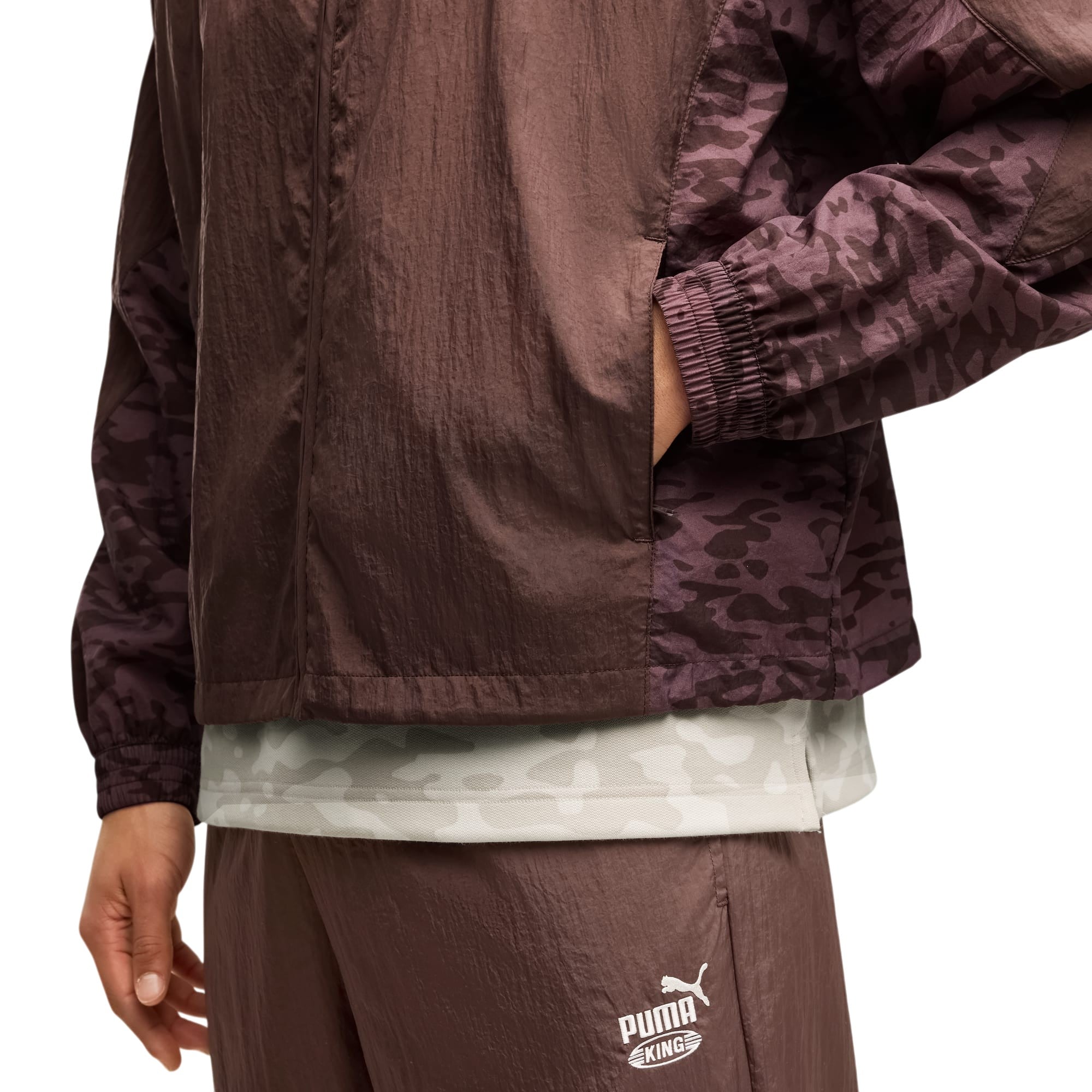 PUMA X MAROCCO X SALEHE BEMBURY KING Track Jacket Brown