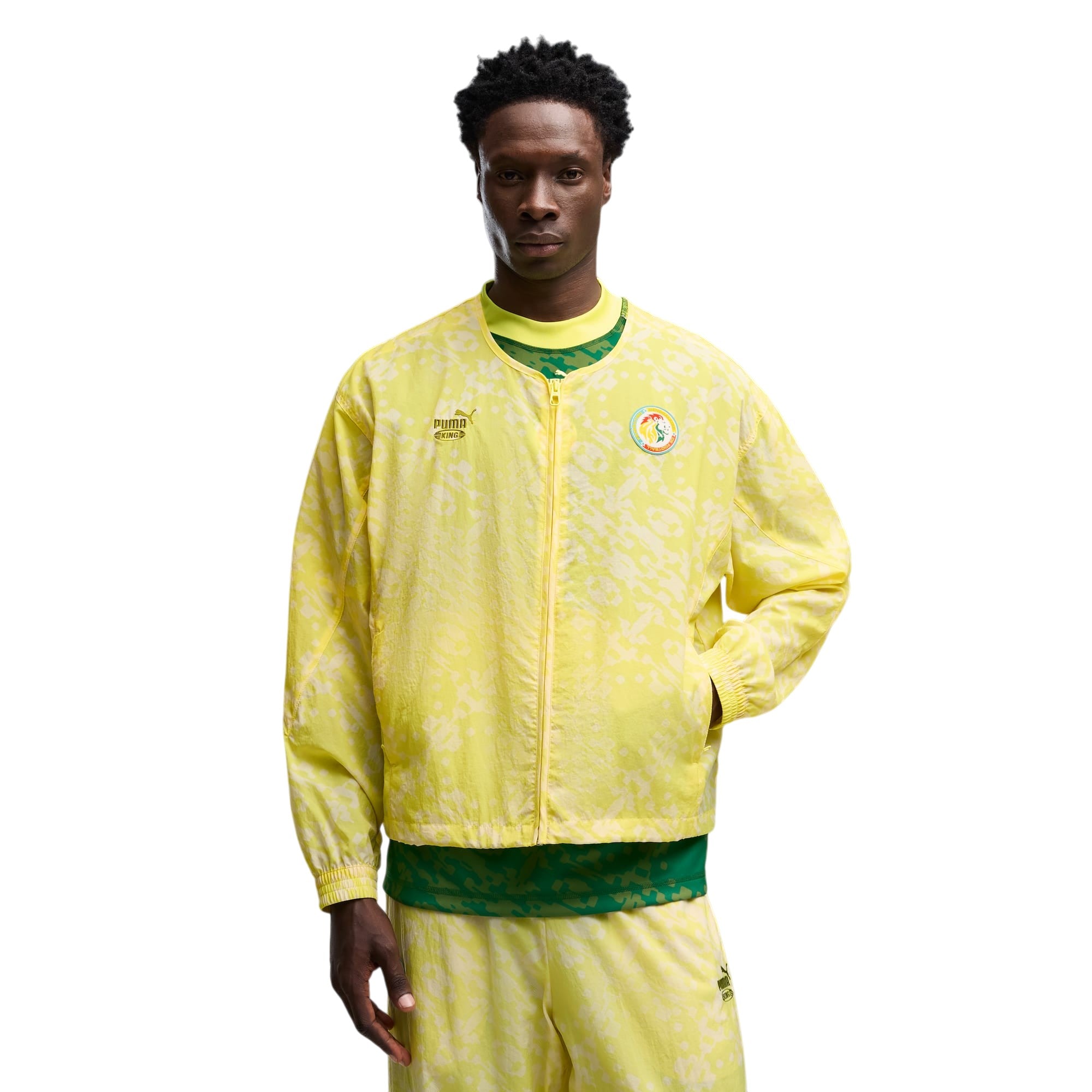 PUMA X SENEGAL X SALEHE BEMBURY KING Track Jacket Pineapple Ice