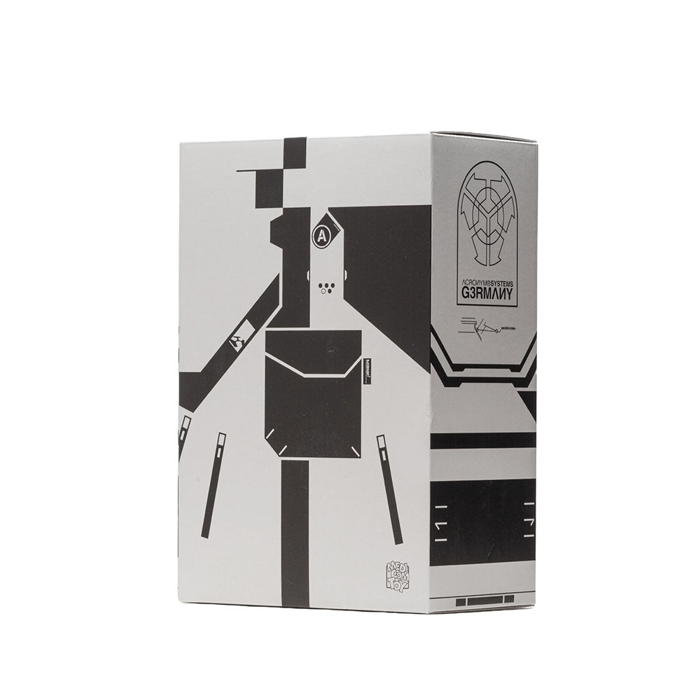 Be@rbrick X Acronym 100%+400% White Chrome