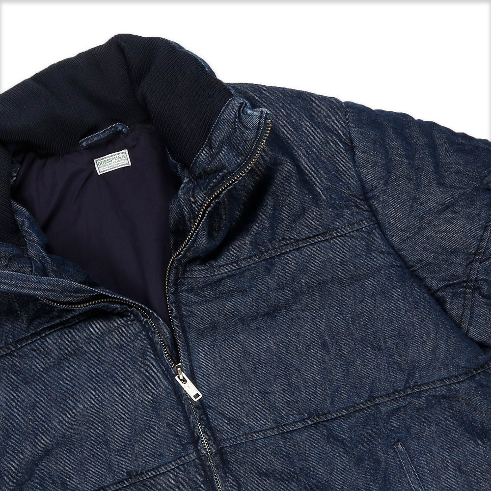 Gusa Denim Puffer Jacket