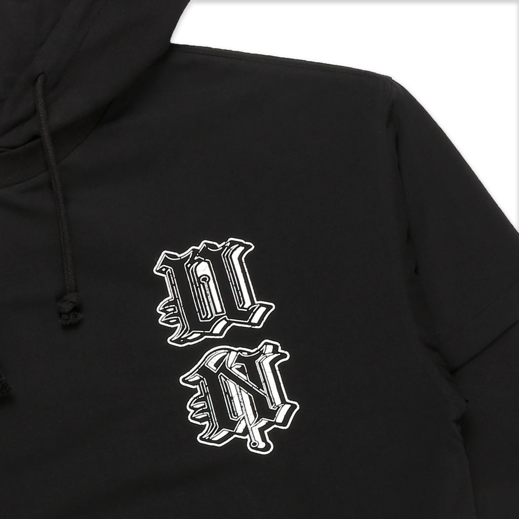 2 In 1  elf Cracked Cro   And Dagger Graphic Print Hoodie