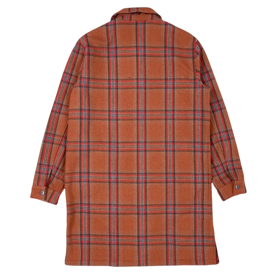 oul Plaid Trench