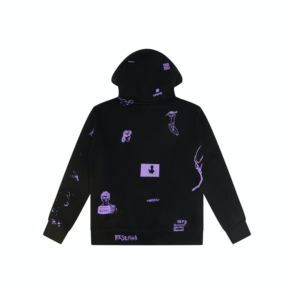 A  over Hoodie