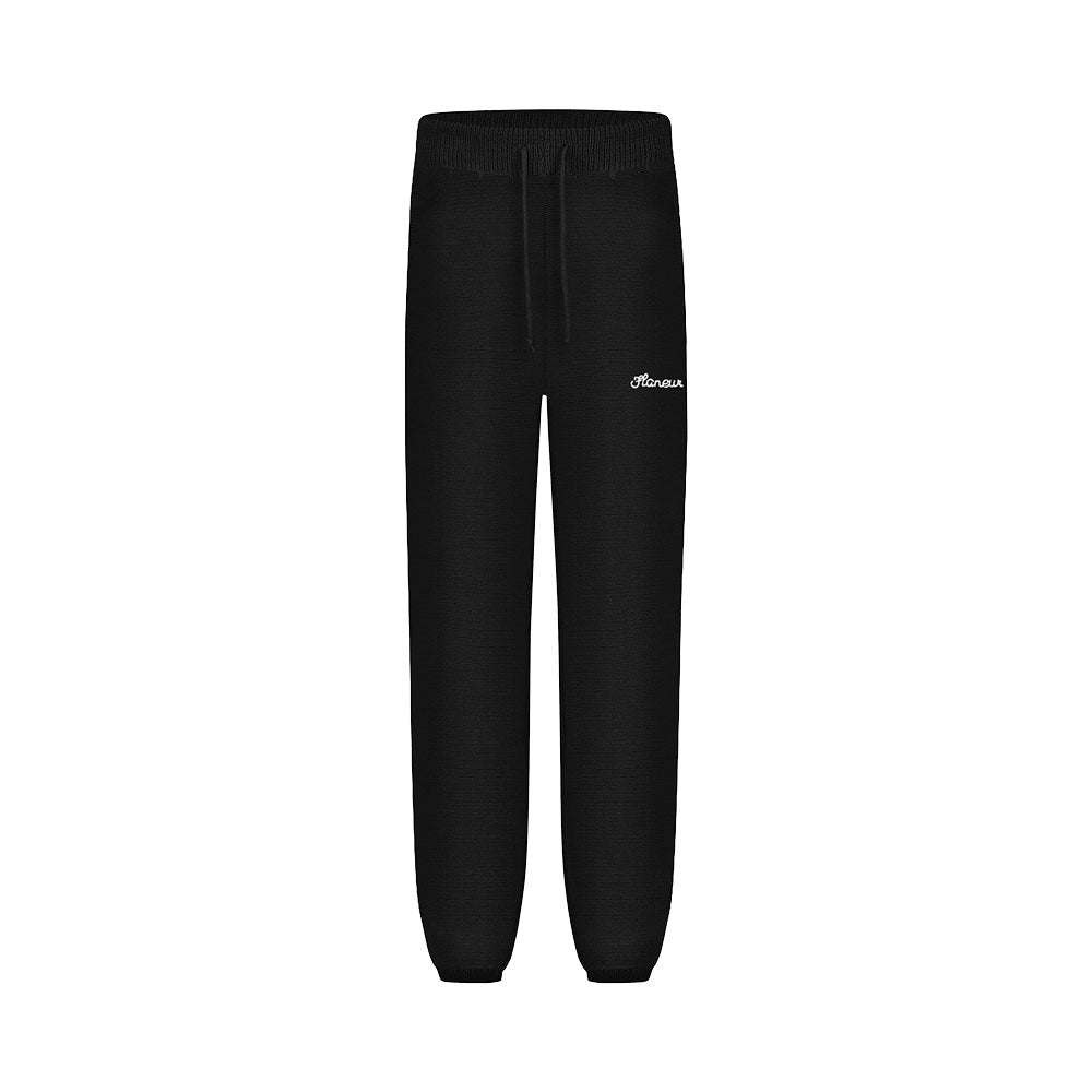 Knitted Pants In Black