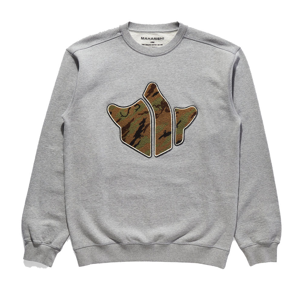 Maha Temp e Crew Sweat Organic Cotton Sweat Grey Mar  Dpm:
